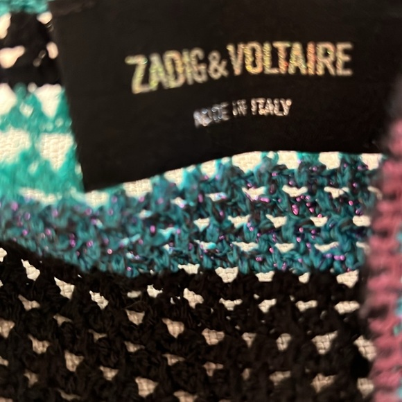 Zadig & Voltaire Striped Flint Ho Crochet Sweater - Picture 8 of 9